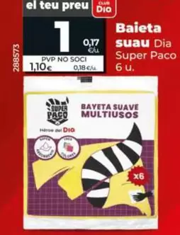 Dia Super Paco - Bayeta Suave