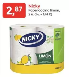 Nicky - Papel Cocina Limon