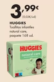 Huggies - Toallitas Infantiles Natural Care, Paquete