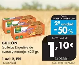 Gullón - Galletas Digestive De Avena Y Naranja