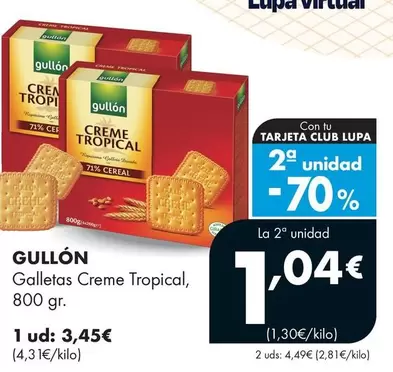 Gullón - Galletas Creme Tropical