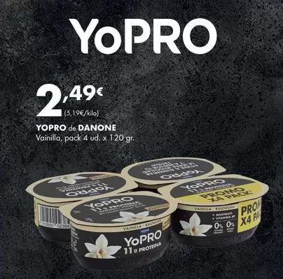 Danone - Yopro Vainilla