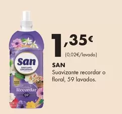 San - Suavizante Recordar O Floral