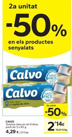 Calvo - Tonyina Clara En Oli d'Oliva