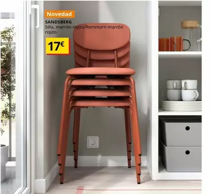 Sandsberg - Silla, Marron Rojizo/Remmarm Marron Rojizo