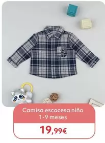 Camisa Escocesa Niño 1-9 Meses