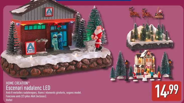 aldi - Home Creation Escenair Nadalenc Led