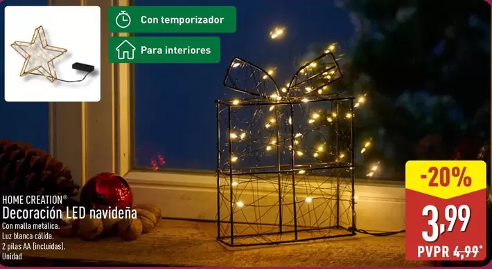 Home Creation - Decoración Led Navidena