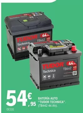 Tudor Technica - Bateria Auto