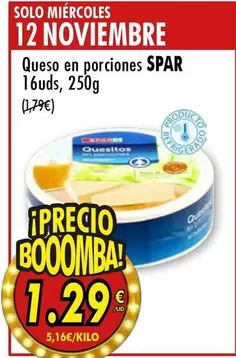 Spar - Queso En Porciones 16uds