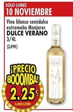 Solo - Vino Blanco Semidulce Extremeno Manjares