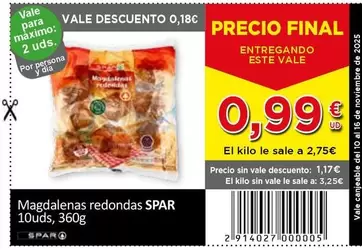 Spar - Magdalenas Redondas