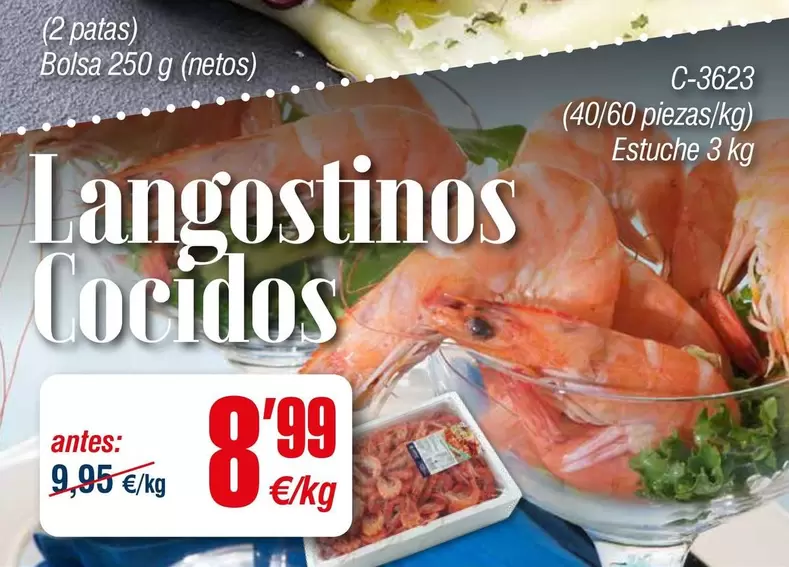 Langostino Cocidos