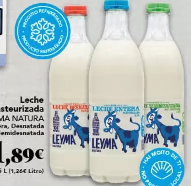 Natura - Leche Desteurizada