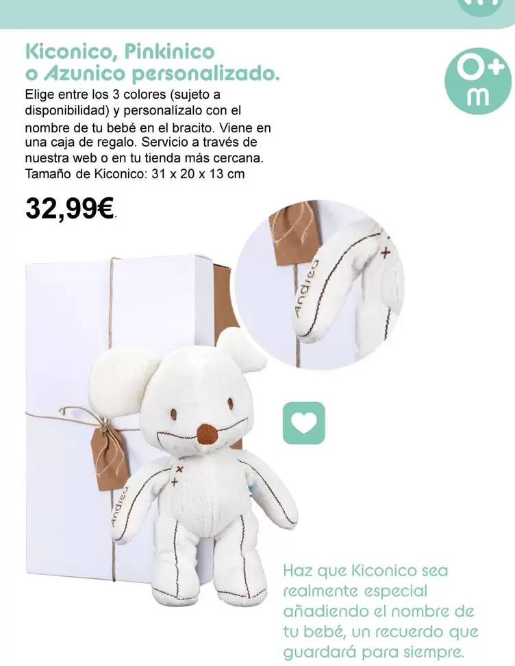 Kiconico, Pinkinico O Azunico Personalizado