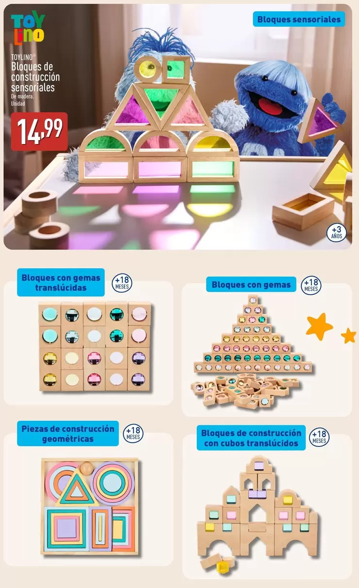 Toylino - Bloques De Construcción Sensoriales