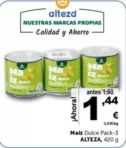 Alteza - Maiz Dulce Pack-3