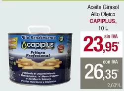 Capiplus - Aceite Girasol Alto Oleico