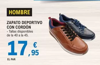 Zapato Deportivo Con Cordon