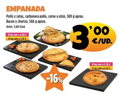 Pollo Y Setas, Carbonara Pollo, Carne O Atun