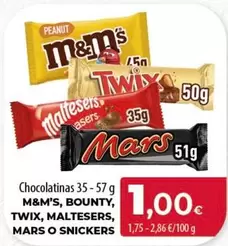 M&M's - Chocolatinas 35-57g