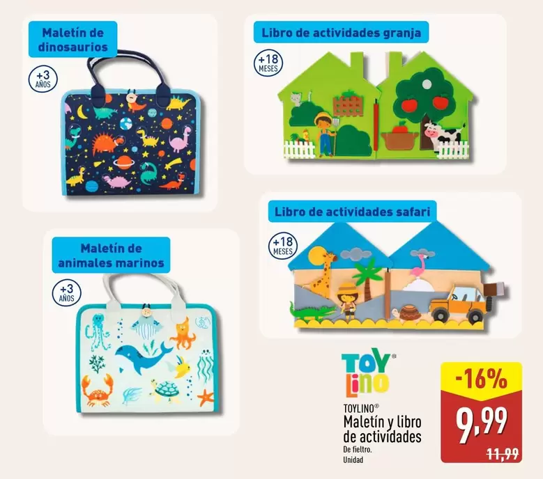 Toylino - Maletin Y Libro De Actividades