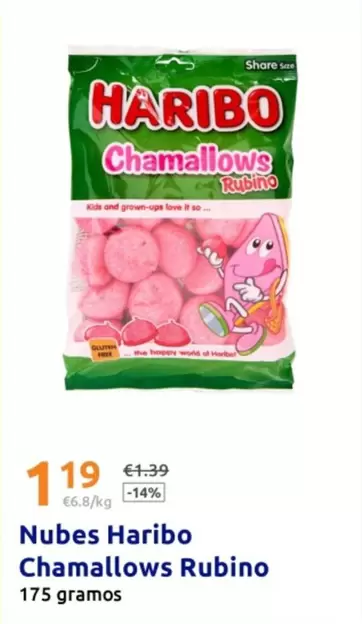 Haribo - Nubes Chamallows Rubino