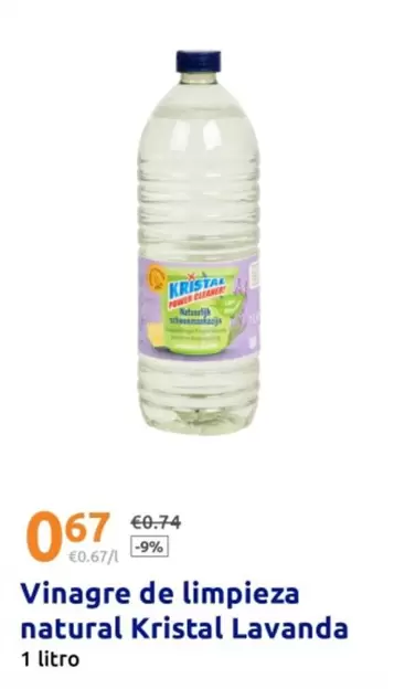 Kristal - Vinagre De Limpieza Natural Lavanda 