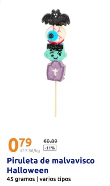 Piruleta De Malvavisco Halloween 