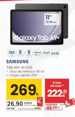 Samsung - Tab A9+ 8+256