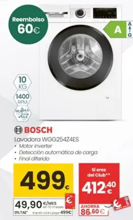 Bosch - Lavadora WGG254Z4ES