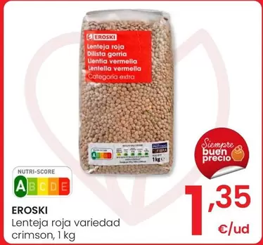 Eroski - Lenteja Roja Crimson