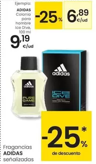 Adidas - Colonia Para Hombre Ice Dive