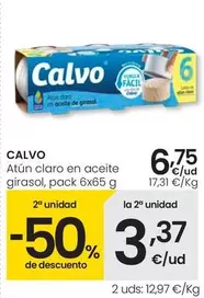 Calvo - Atun Claro En Aceite Girasol