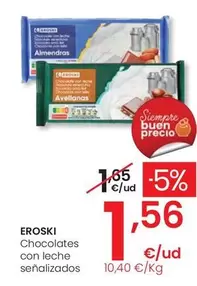 Eroski - Chocolates Con Leche Senalizados