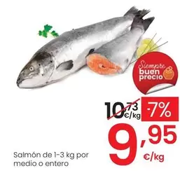 Salmon De 1/3 Kg Por Medio O Entero