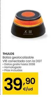 Thulos - Baliza Geolocalizable V16 Conectada Con La Dgt