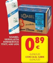 Soabel - Servilleta Miniservi