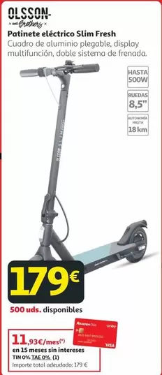 fresh - Patinete Eléctrico Slim Fresh