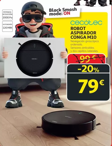 cecotec - Robot Aspirador Conga M10