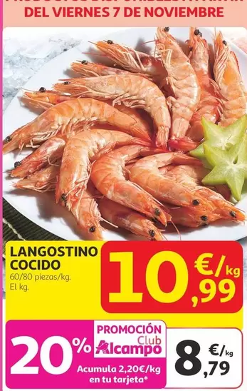 alcampo - Langostino Cocido