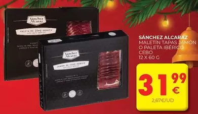 Sánchez Alcaraz - Maletin Tapas Jamón O Paleta Ibérico