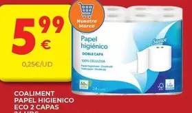 coaliment - Papel Higienico Eco 2 Capas