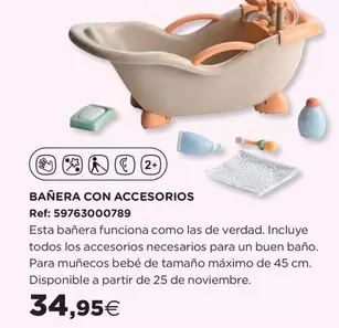 Funciona - Bañera Con Accesorios
