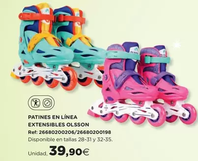 Patines En Línea Extensibles Olsson