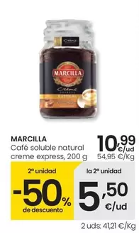 Marcilla - Café Soluble Natural Creme Express