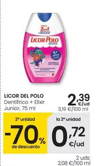 Licor del Polo - Dentifrico + Elixir Junior