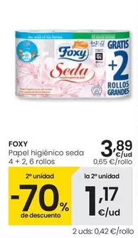 Foxy - Papel Higienico Seda
