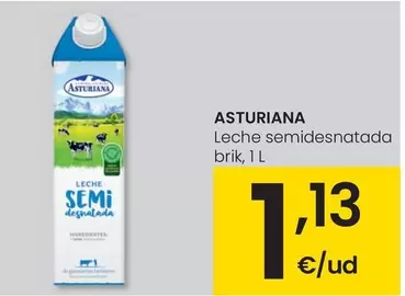 Asturiana - Leche Semidesnatada