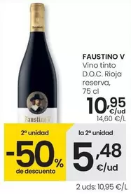 Faustino V - Vino Tinto D.O.C. Rioja Reserva